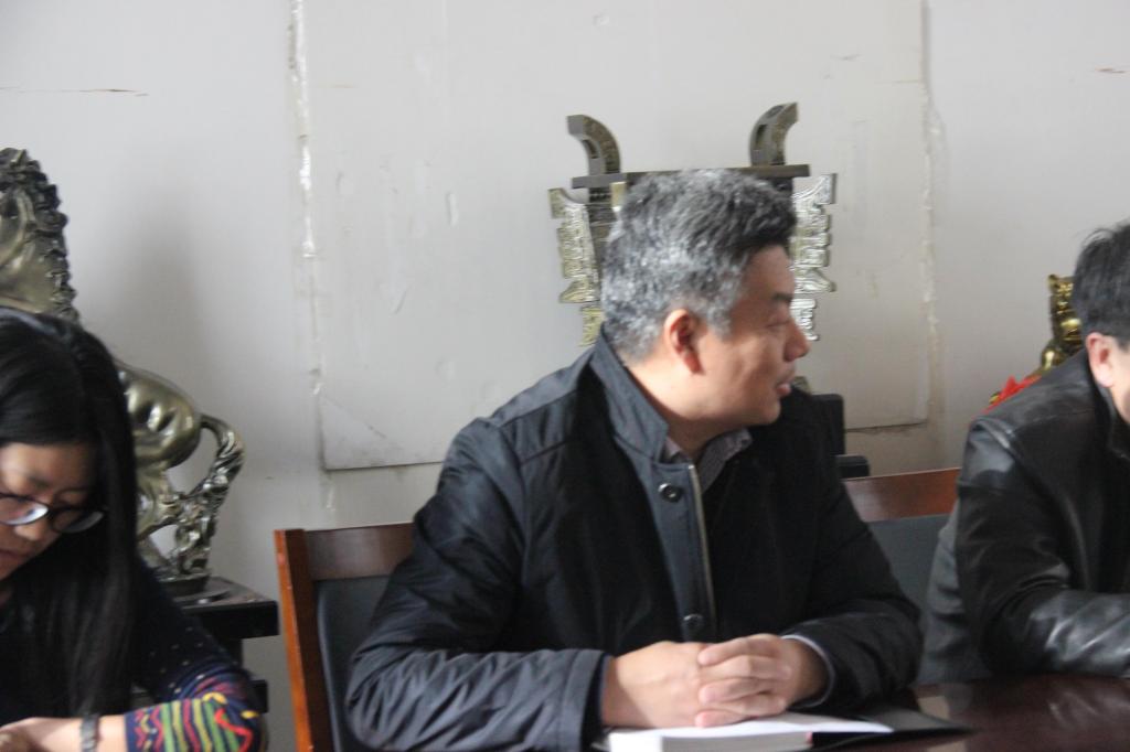 公司党委副书记刘雨录老师做总结发言